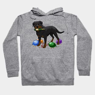 New Year's Eve Rottweiler Hoodie